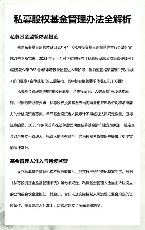 私募股权基金管理办法全解析 私募股权投资基金管理规范与实务